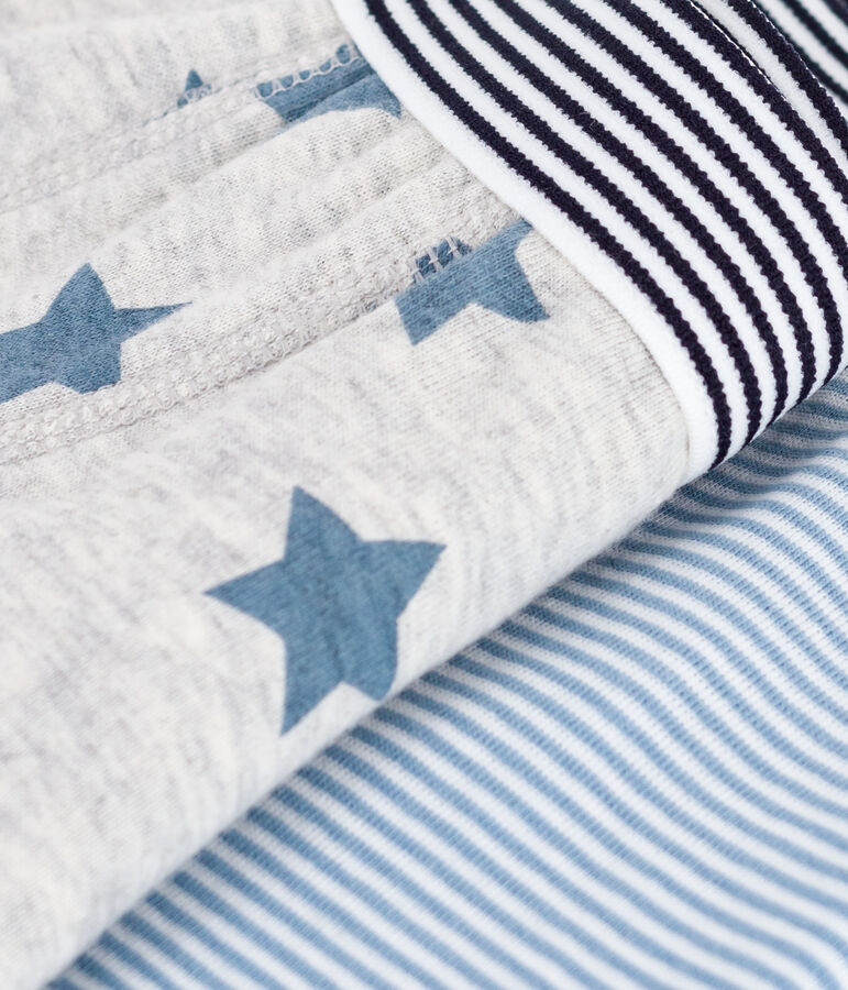 Lot de boxers enfant en coton imprim&eacute; &eacute;toiles variante 1