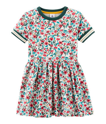 Robe Manches Courtes Enfant Fille Beluga Multico Petit Bateau