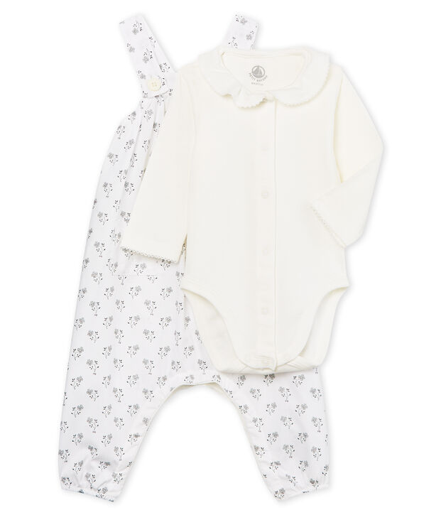 Ensemble 3 pi&egrave;ces c&eacute;r&eacute;monie b&eacute;b&eacute; fille multicouleur