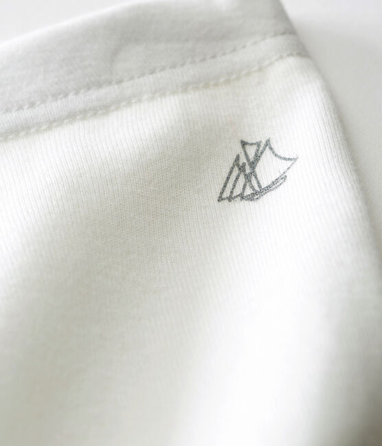 Legging bébé fille uni blanc MARSHMALLOW