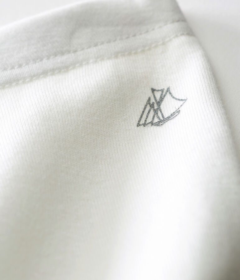 Legging b&eacute;b&eacute; fille uni blanc MARSHMALLOW