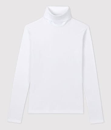 Tee-shirt col roulé L'ICONIQUE en coton Femme