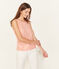 Débardeur femme en lin irisé rose ROSAKO/rose COPPER