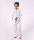 Pyjama boutonn&eacute; enfant en coton &agrave; c&oelig;urs