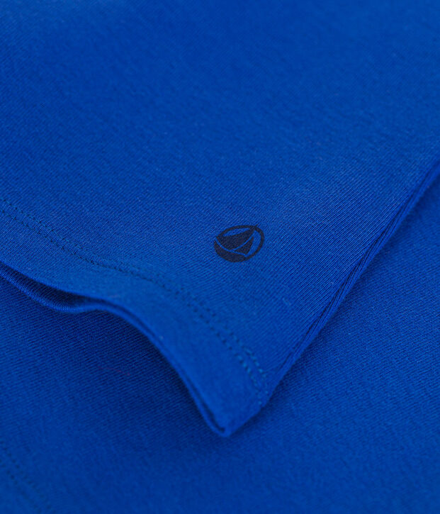 Tee-shirt L'ICONIQUE col rond en coton Femme bleu