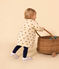 Robe manches longues en tubique matelassé imprimé bébé blanc AVALANCHE/ MULTICO