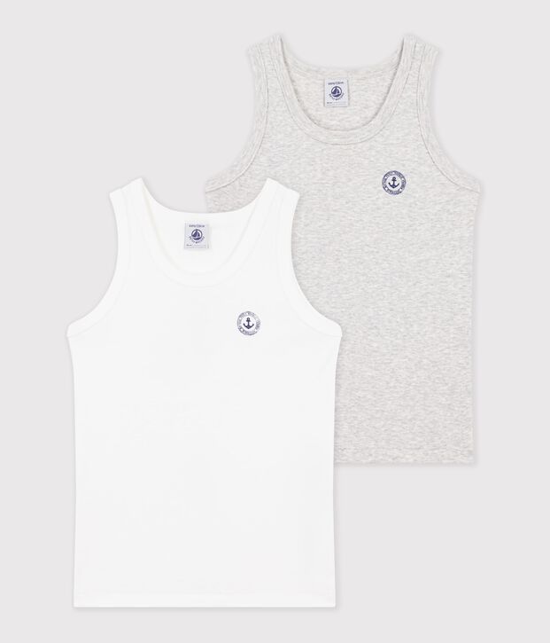 Lot de 2 d&eacute;bardeurs en coton multicouleur