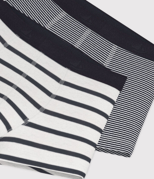 Lot de 2 boxers ray&eacute;s petit gar&ccedil;on multicouleur