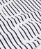 Robe manches courtes enfant fille blanc MARSHMALLOW/bleu SMOKING