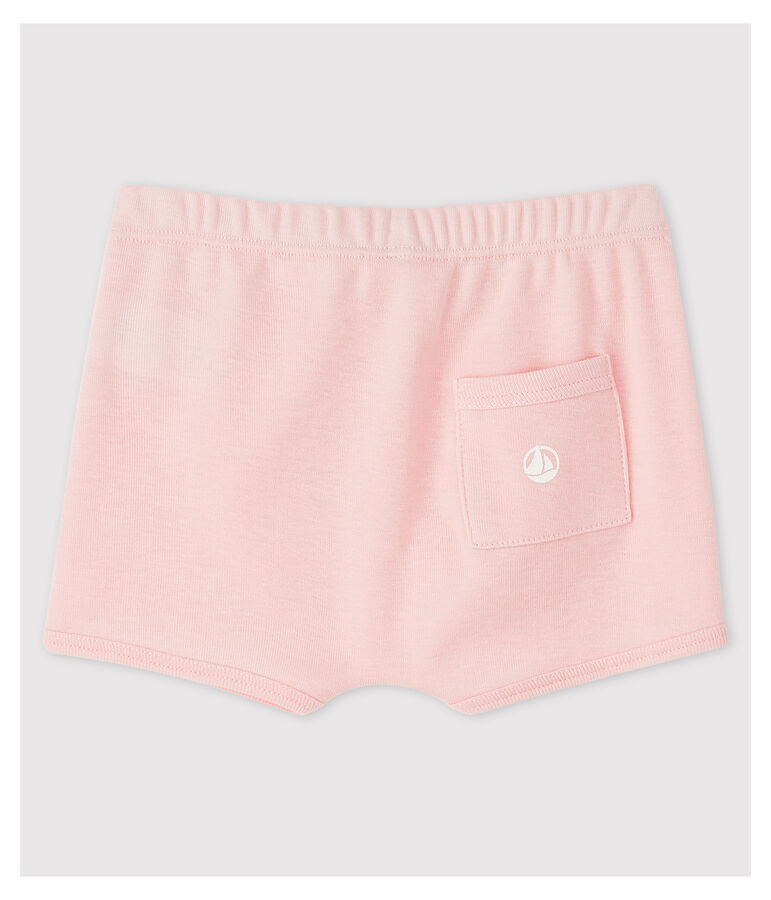 Short en coton b&eacute;b&eacute; rose MINOIS