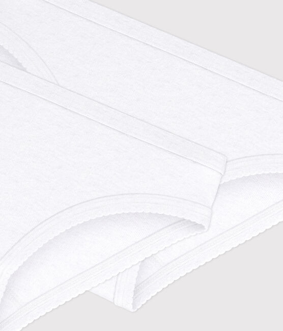 Lot de 2 culottes blanches petite fille variante 1