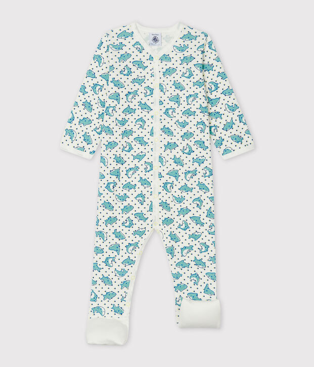 Dors bien b&eacute;b&eacute; en c&ocirc;te blanc/multicouleur