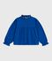Blouse enfant en twill de coton manches longues unie OLYMPIC