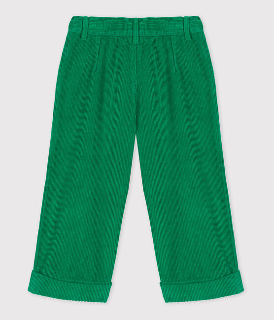 Pantalon en velours côtelé enfant fille MATCHA
