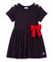 Robe bébé fille imprimée bleu SMOKING/rouge TERKUIT