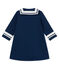 Robe manches longues col vareuse bébé fille HADDOCK