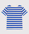 Teeshirt enfant en coton manches courtes à rayures blanc AVALANCHE/ MULTICO