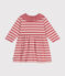 Robe manches longues en jersey épais bébé rose ROSEWOOD/ AVALANCHE