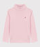 Sous-pull enfant en coton uni rose JOLI