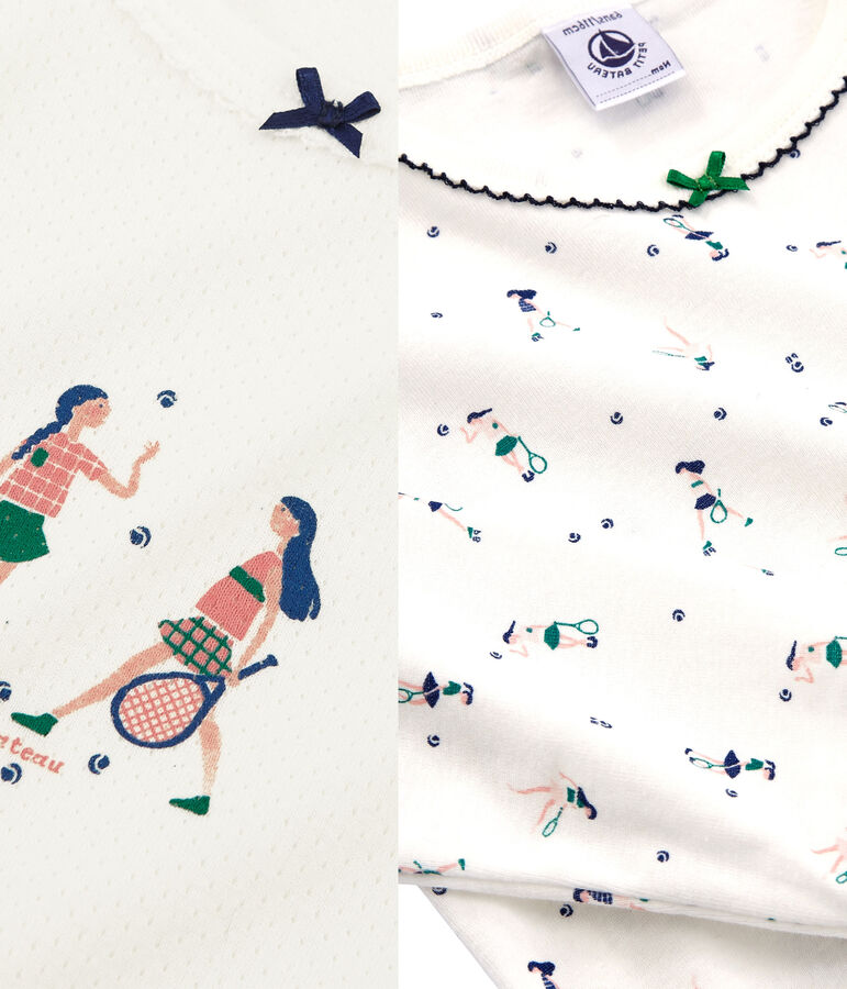 Lot de 2 pyjamas petite fille multicouleur