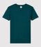 T-shirt col rond iconique en coton Femme vert PINEDE
