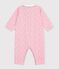 Pyjama b&eacute;b&eacute; en coton sans pieds imprim&eacute; rose/multicouleur