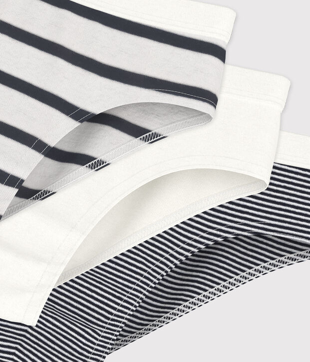 Lot de 3 slips ray&eacute;s petit gar&ccedil;on multicouleur