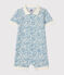 Combicourt polo bébé garçon imprimé blanc MARSHMALLOW/blanc MULTICO