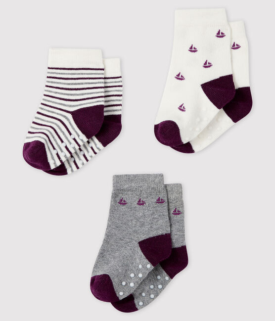 Lot De 3 Paires De Chaussettes Bebe Variante 2 Petit Bateau