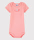 Body manches courtes bébé fille
