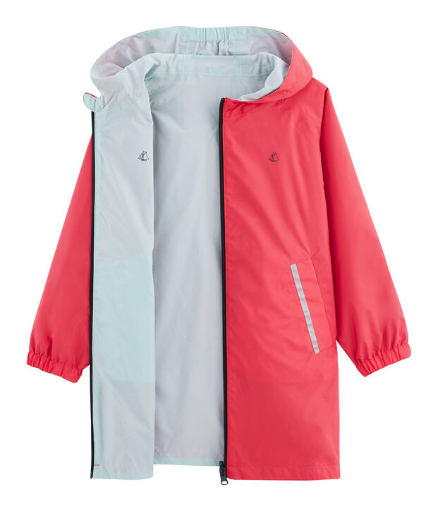 Coupe-vent r&eacute;versible enfant mixte rose/bleu