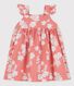 Robe imprimée Hawaï en popeline bébé