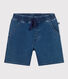 Short en denim enfant garçon