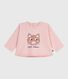 Tee-shirt bébé en coton à manches longues, motif chat