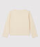 Cardigan en coton enfant fille écru AVALANCHE