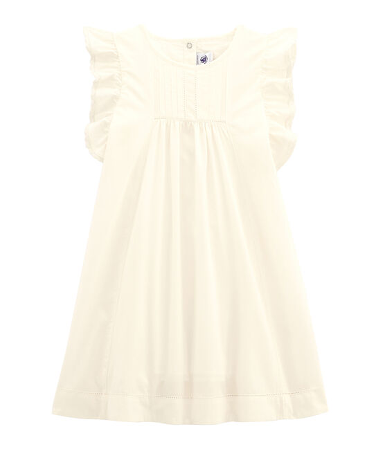 Robe de cérémonie fille blanc LAIT