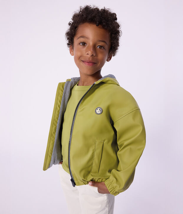 Blouson enfant uni vert