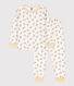 Pyjama imprimé bonnet en molleton