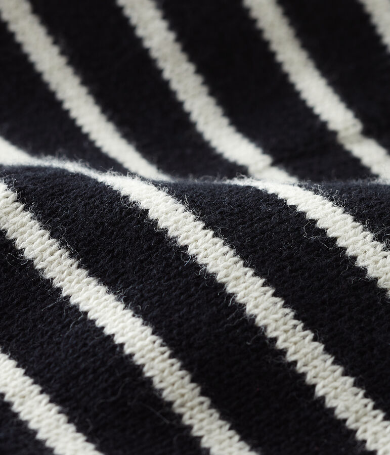 Bonnet b&eacute;b&eacute; gar&ccedil;on bleu/blanc