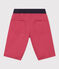 Bermuda en serge de coton enfant garçon rose PAPI