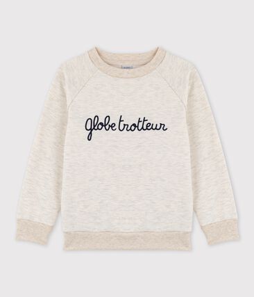 Sweatshirt en molleton brodé enfant fille / garçon