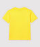 Tee-shirt manches courtes en jersey enfant garçon jaune RAIPONCE