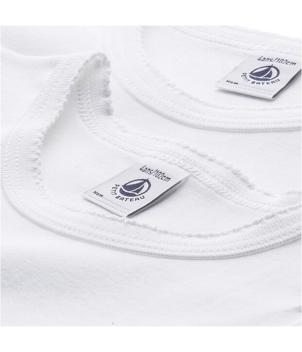 Duo de tee-shirts manches courtes petite fille multicouleur