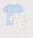 Lot de 2 tee-shirts enfant en coton manches courtes imprimé vans