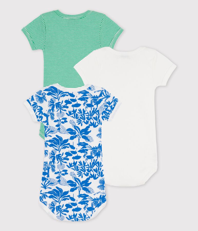 Lot de 3 bodies manches courtes en coton variante 1