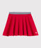 Jupe en maille enfant fille rouge TERKUIT