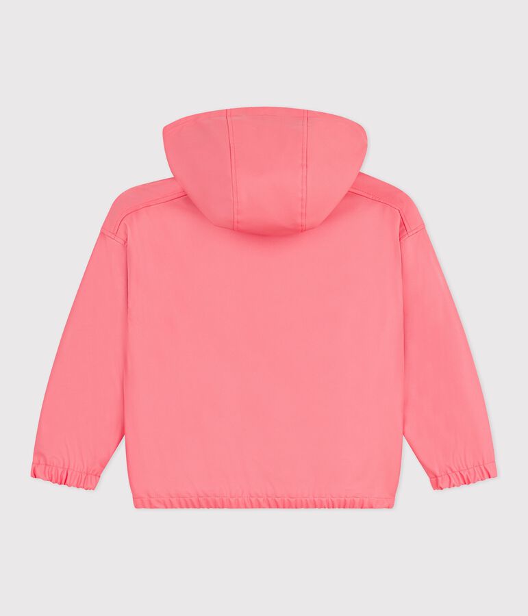 Blouson enfant en PU uni rose FLAMAND