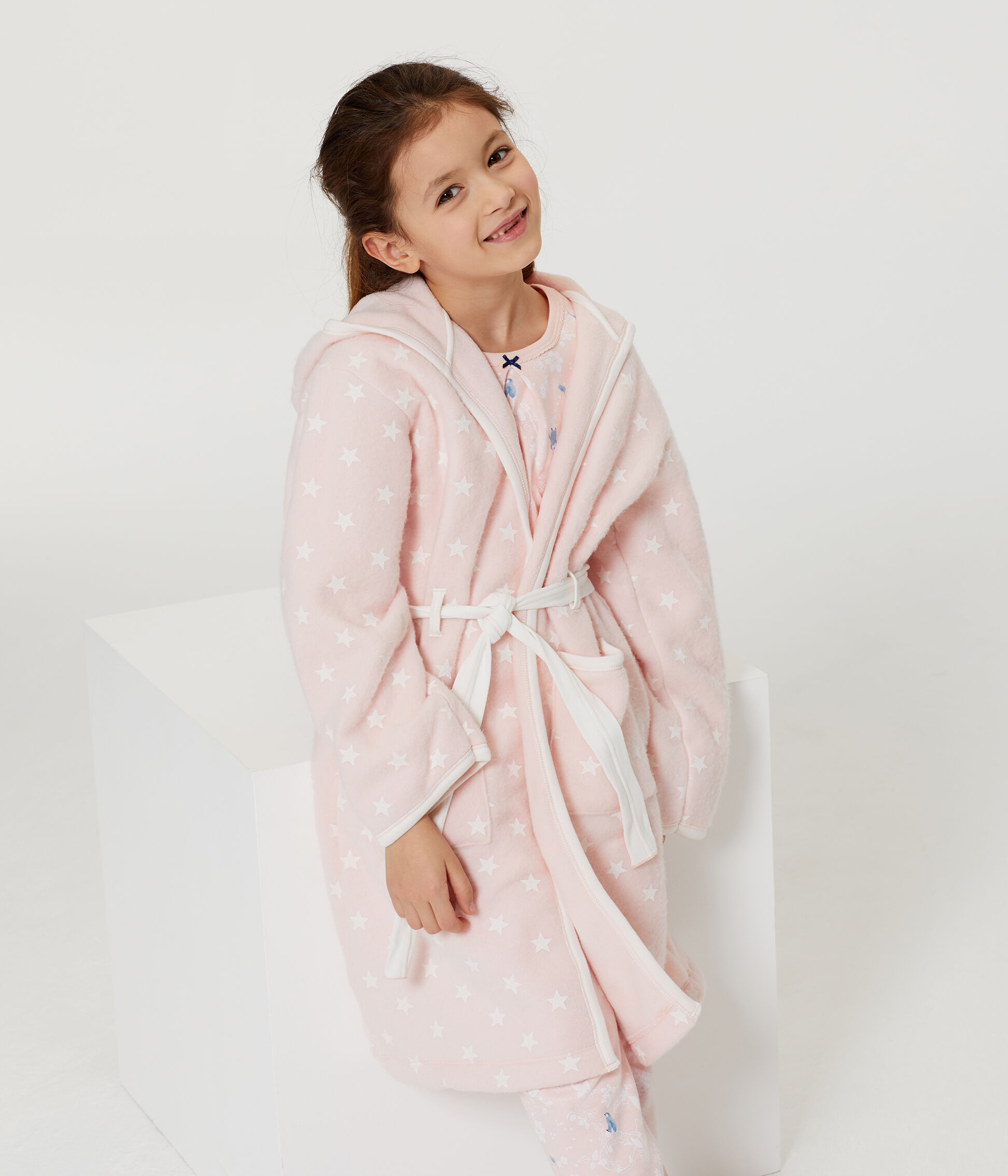 Peignoir De Bain Enfant Licorne - Polaire Douce - 100% Polyester - Pour Fille 4-10 Ans - Cadeau Mignon