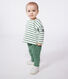 Marinière bébé en coton épais