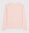 Tee-shirt L'ICONIQUE col rond en coton Femme rose SALINE